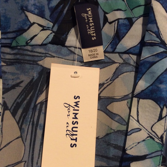 Swimsuits For All NWT Fringe Swim Coverup, 18/20 - Picture 2 of 3